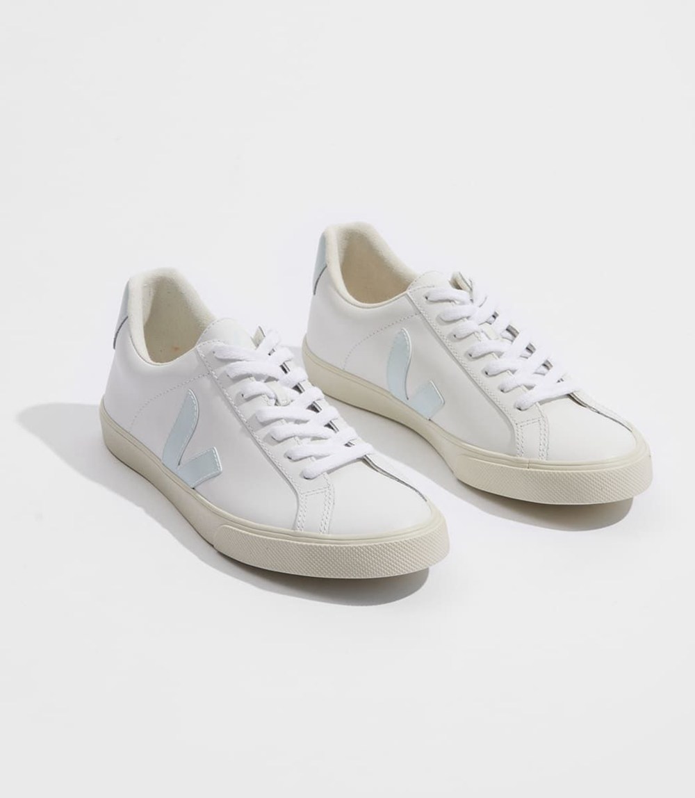 Veja Sneakers Mens - Esplar Leather - White - 3147MVPYU